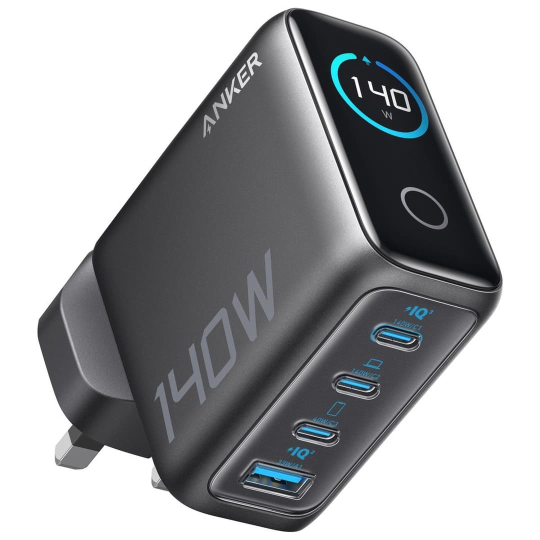 Anker 140W 4-Port USB-C & USB-A GaN Wall Charger - Image 1