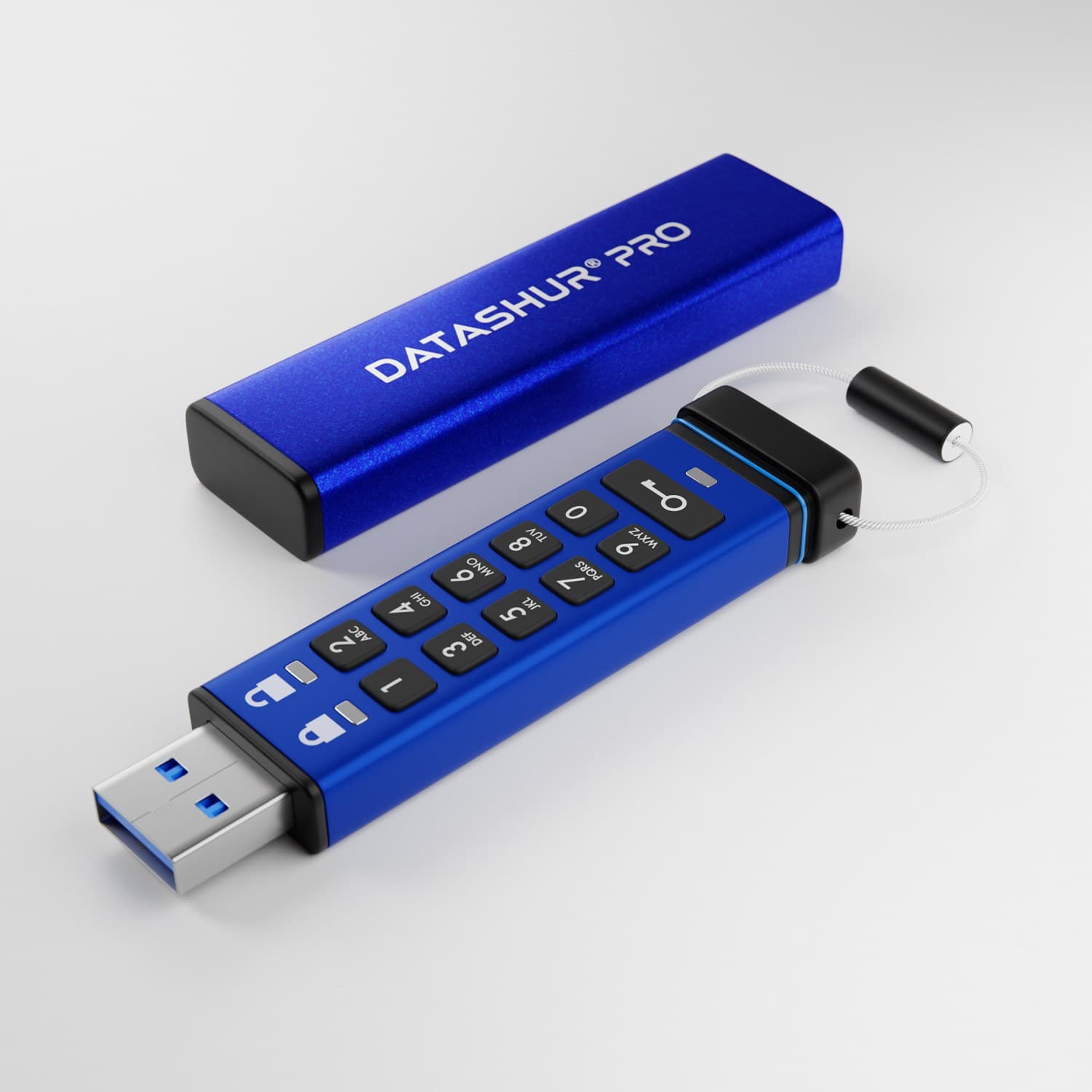 iStorage datAshur PRO USB 3.2 Encrypted Flash Drive - 64GB