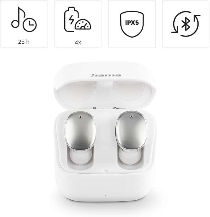 Hama Spirit Pure Bluetooth Headphones - White - Image 2