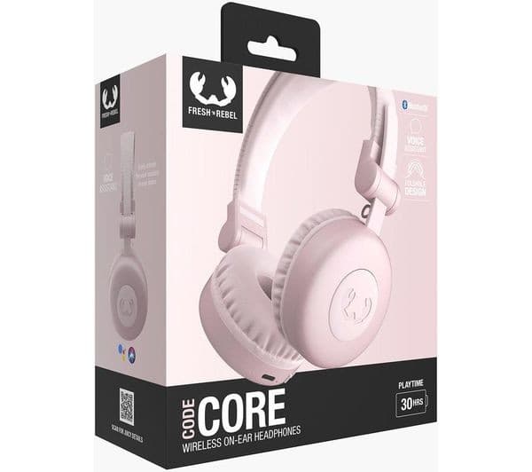 Fresh 'n Rebel Code Core Wireless Bluetooth Headphones - Smokey Pink - Image 2