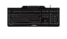 CHERRY KC 1000 SC Corded Smartcard Keyboard, Black, USB (QWERTY - UK)