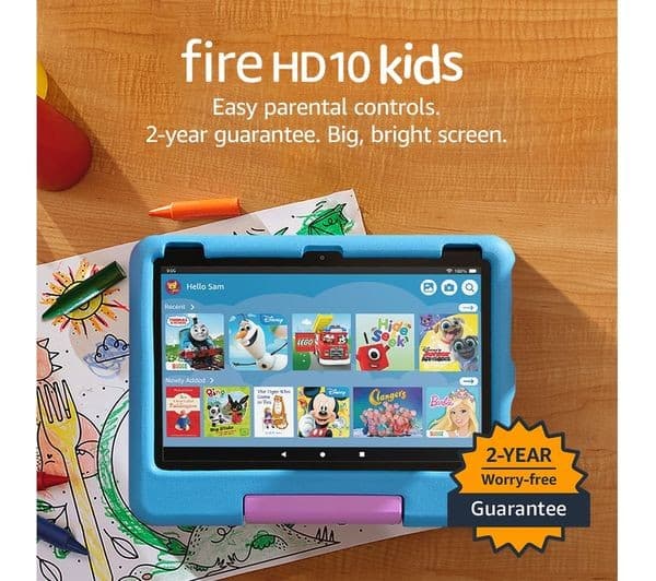 Amazon Fire HD10 Kids Tablet 32GB Blue - Image 2