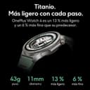 OnePlus Watch 4 Smartwatch 47 mm 32GB ROM 2GB RAM Bluetooth NFC GPS - Black thumbnail 3