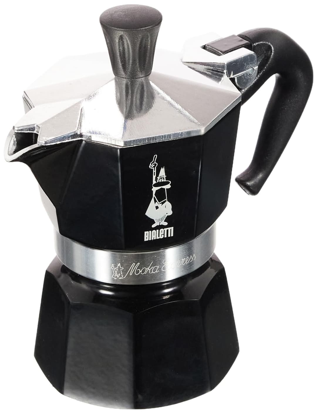 Bialetti Moka Express Stovetop Coffee Maker - Black - Image 4