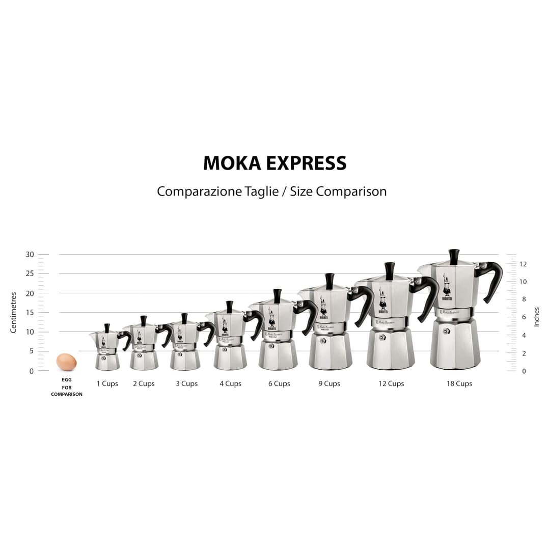 Bialetti Moka Express Stovetop Coffee Maker - Black - Image 5