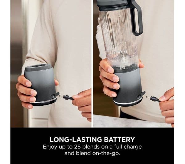 Ninja Blast Max BC251UK Cordless Blender - Cool Grey - Image 3