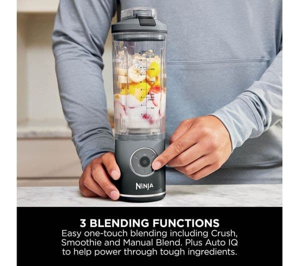 Ninja Blast Max BC251UK Cordless Blender - Cool Grey - Image 5