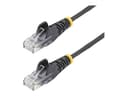StarTech Slim LSZH CAT6 Snagless Patch Cable 2m - Black (N6PAT200CMBKS) thumbnail 1