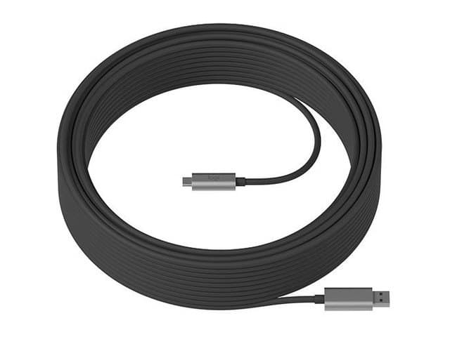 Logitech 939-001802 Strong USB Cable 25m - Black - Image 5