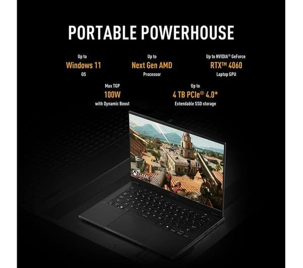 ASUS TUF Gaming FA401WU-RG006W 14" Gaming Laptop - AMD Ryzen AI 9, RTX 4050, 1 TB SSD - Image 7