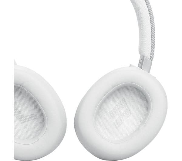 JBL Live 770NC Wireless Over-Ear Noise Cancelling Headphones - White - Image 5