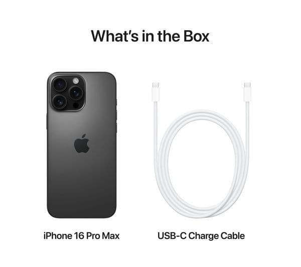 APPLE iPhone 16 Pro Max - 256 GB, Black Titanium - Image 9