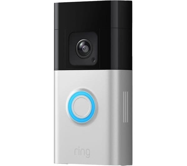 RING Battery Video Doorbell Pro 1536p HD+ 3D Motion Detection Two-Way Talk - Satin Nickel