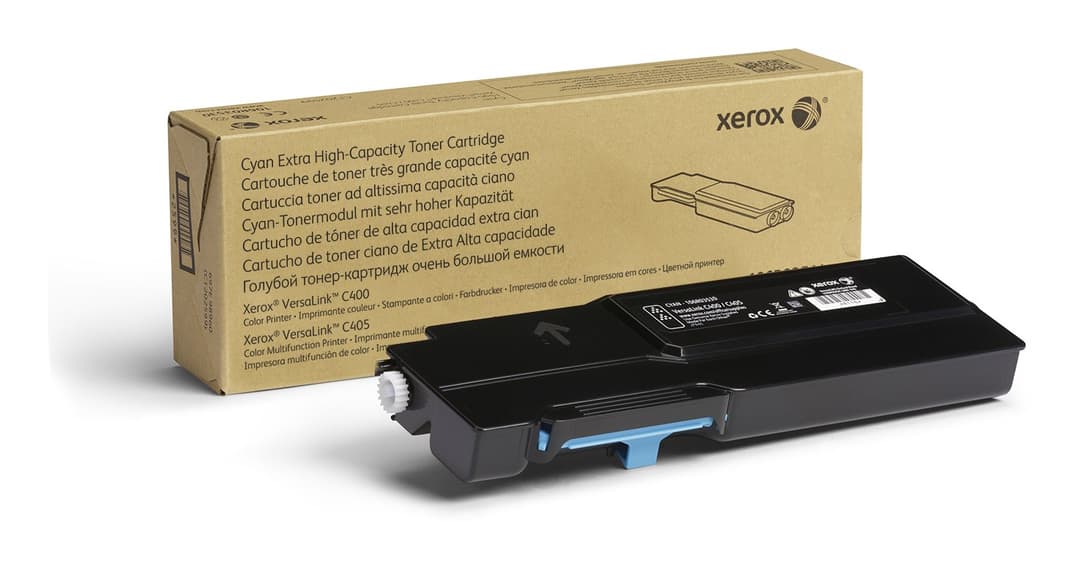Xerox Genuine ® VersaLink® C400 Color Printer​/​C405 Color Multifunction Printer Cyan Extra High capacity Toner Cartridge (8000 Pages) - 106R03530 - Image 1