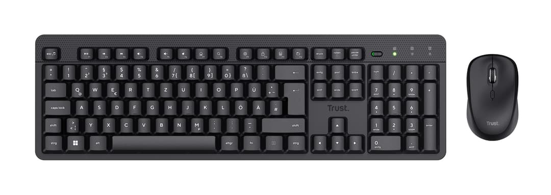 Trust TKM-360 keyboard Mouse included Office RF Wireless QWERTY UK English Black - Image 4