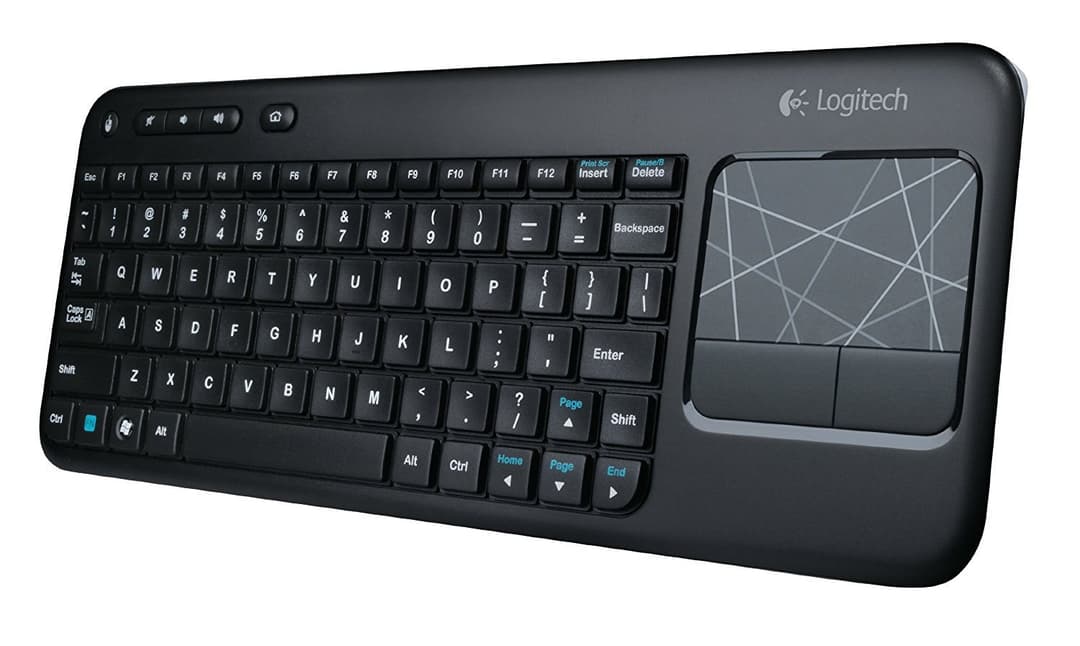 Logitech Wireless Touch Keyboard K400 Wireless Keyboard With Touchpad - Black - Image 1