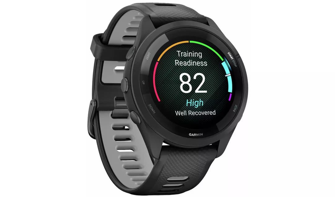 Garmin Forerunner 265 (46mm) GPS Running Smartwatch - Black - Image 3