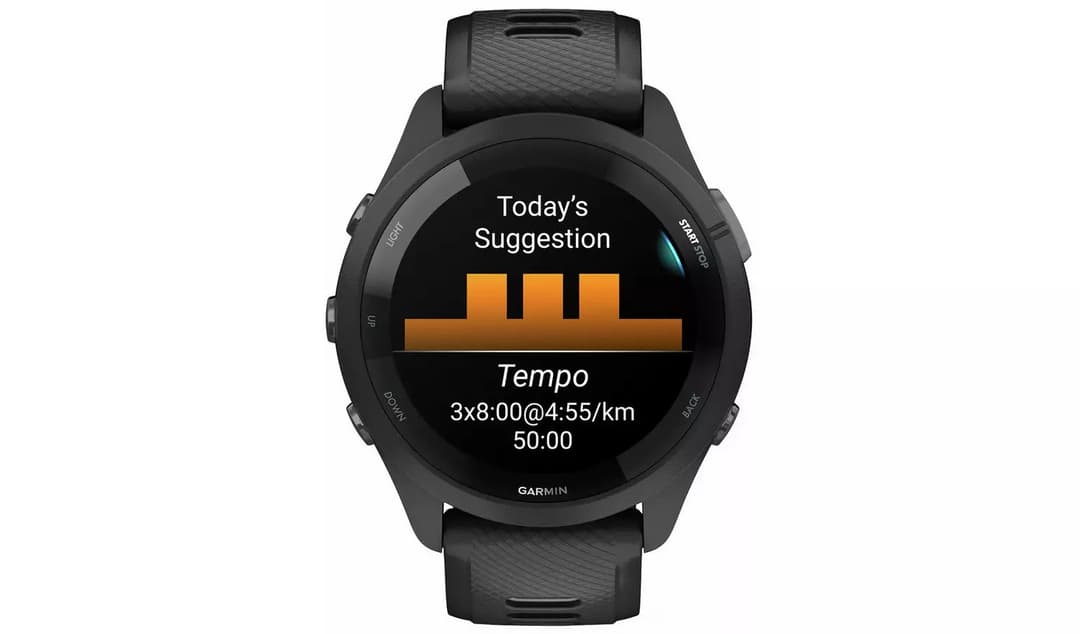Garmin Forerunner 265 (46mm) GPS Running Smartwatch - Black - Image 4