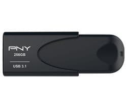 PNY Attaché 4 USB 3.1 Memory Stick - 256 GB, Black
