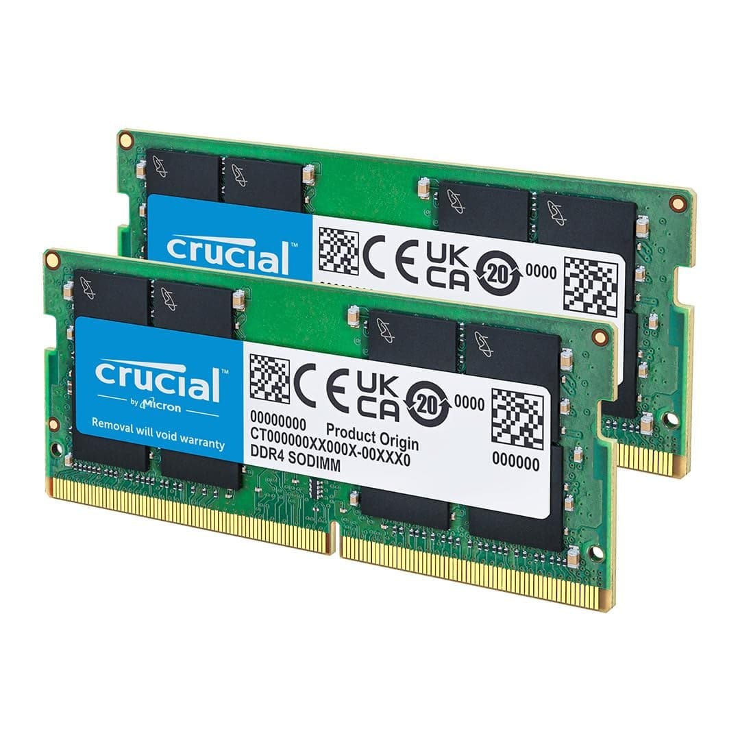 Crucial DDR4 RAM 16GB Kit (2x8GB) 2400MHz SODIMM CL17 - Green - Image 1