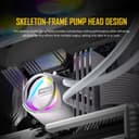 Antec Skeleton 360 ARGB White Liquid CPU Cooler, 360mm Radiator, High-Performance Pump, 3 x 120mm PWM ARGB Fans, Copper Base, Intel LGA 115X/1200/1700/20XX, AMD AM4/AM5, White thumbnail 4