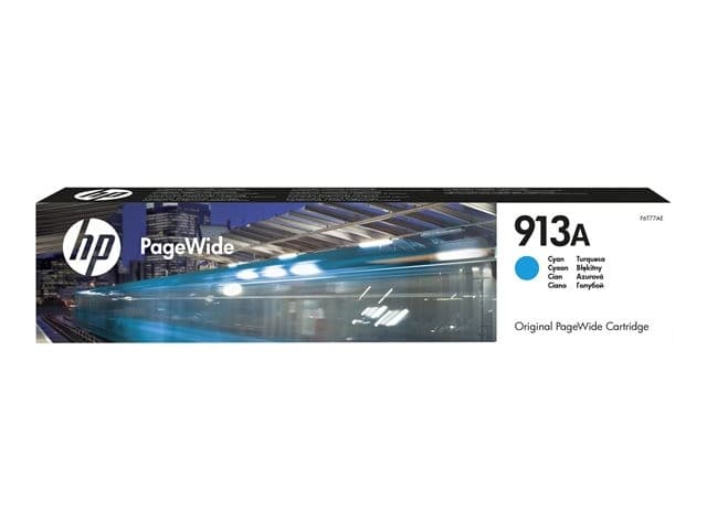 HP 913A - cyan - original - PageWide - ink cartridge