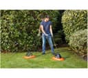 BLACK + DECKER BEMWH551-GB Corded Hover Lawn Mower - Black & Orange thumbnail 5