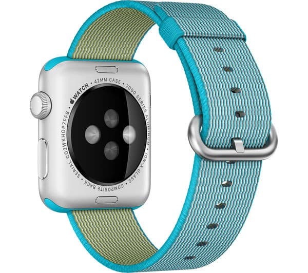 APPLE Watch 42 mm with Woven Nylon Band - Scuba Blue - Image 1