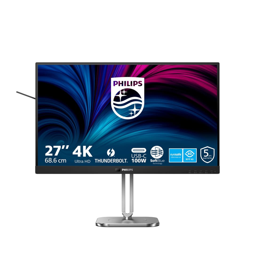 Philips 6000 series 27B2U6903/00 computer monitor 68.6 cm (27") 3840 x 2160 pixels 4K Ultra HD LED Anthracite - Image 1