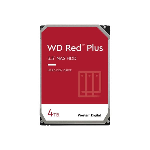 Western Digital 4TB WD Red Plus NAS HDD  Internal 3.5   Hard Drive  128MB Cache - WD40EFZX - Image 1