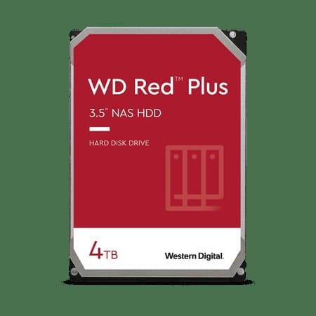 Western Digital 4TB WD Red Plus NAS HDD  Internal 3.5   Hard Drive  128MB Cache - WD40EFZX - Image 2