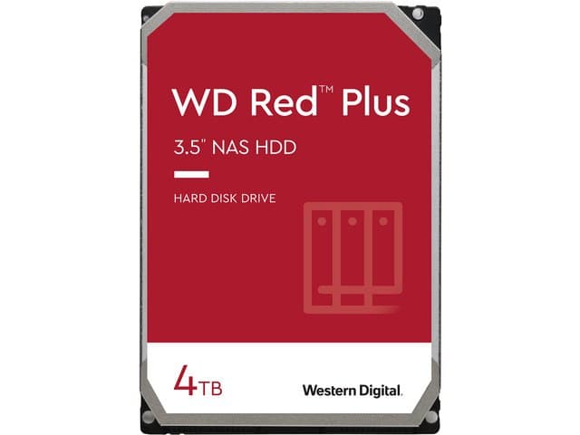 Western Digital 4TB WD Red Plus NAS HDD  Internal 3.5   Hard Drive  128MB Cache - WD40EFZX - Image 4