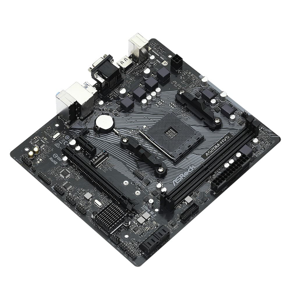 Asrock A 520M-HVS DDR4 micro ATX AM4 Motherboard - Image 3