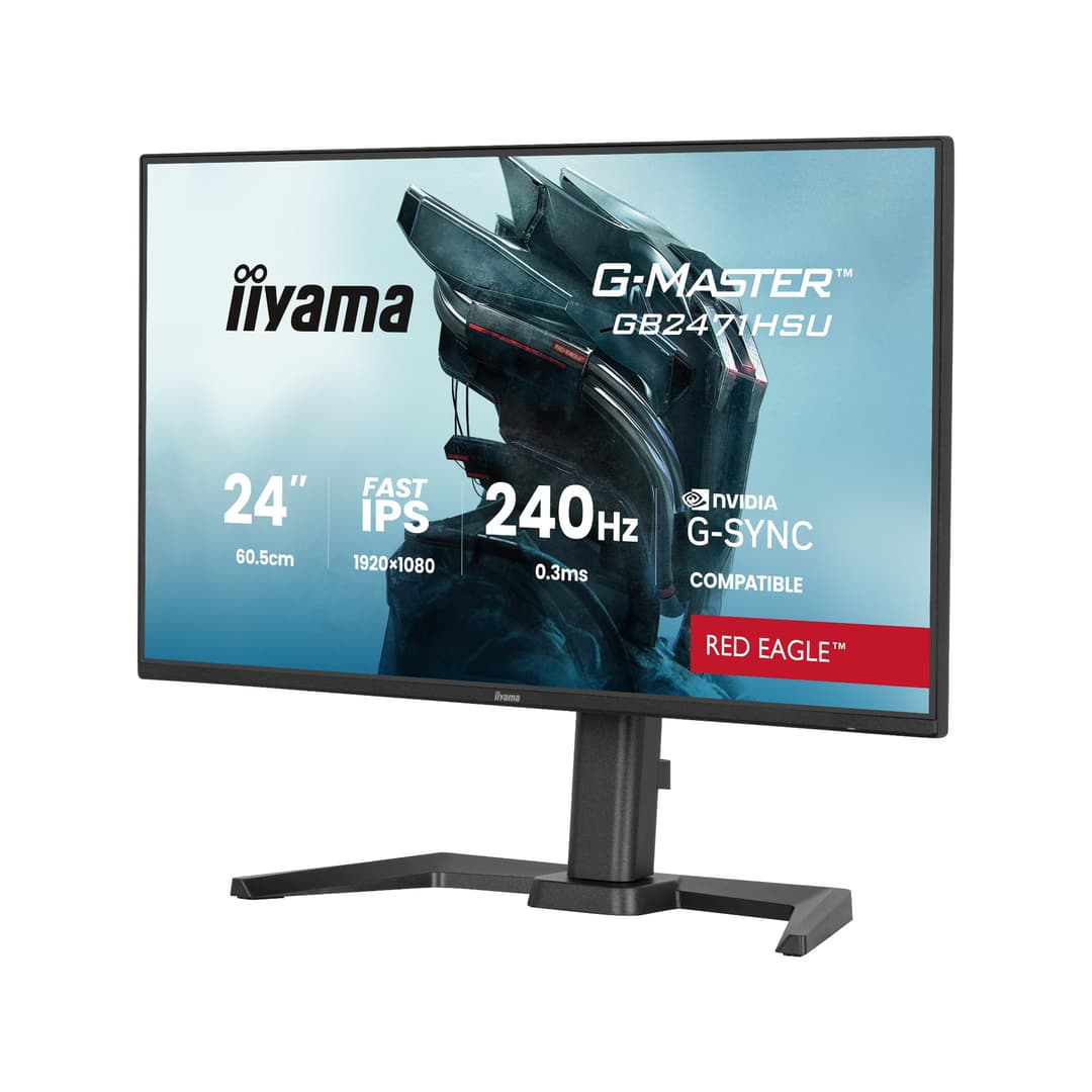 iiyama G-Master GB2471HSU-B1 24" Fast IPS Full HD 240Hz 0.3ms G-Sync Height Adjustable Gaming Monitor - Image 4