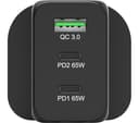 PORT Designs PORT Connect 65W 3-Port GaN USB-C Wall Charger Black thumbnail 5
