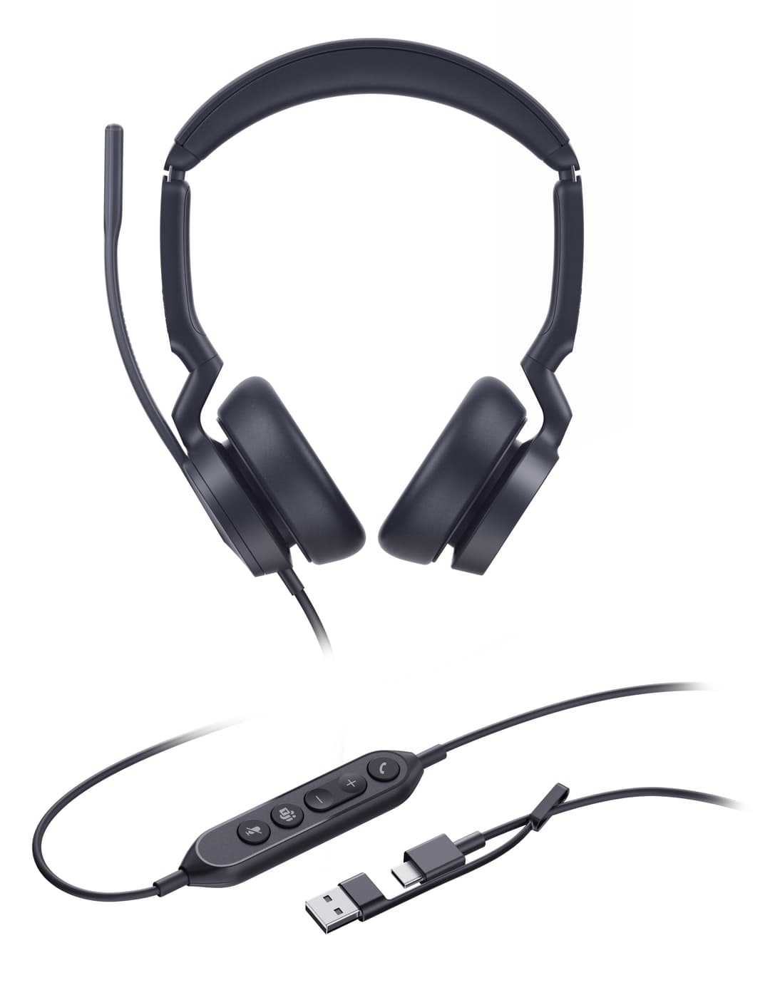 Yealink UH46 Dual Teams USB-C/A Headset - Image 1