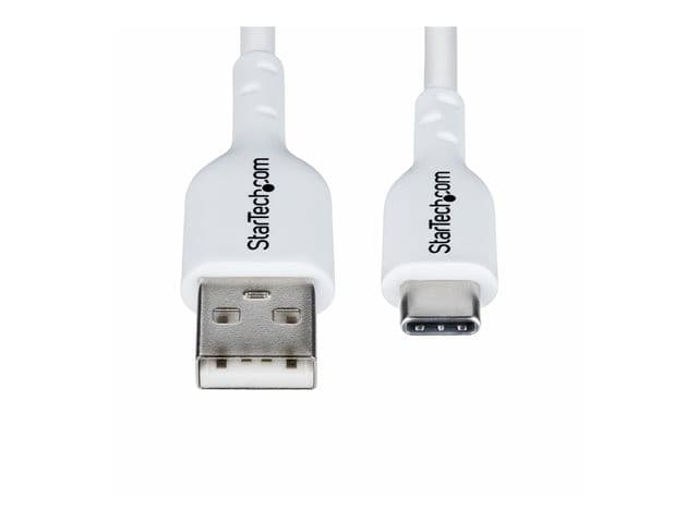 StarTech USB2AC2MNCWHE USB-A to USB-C Charging Cable 2m USB 2.0 White - Image 2