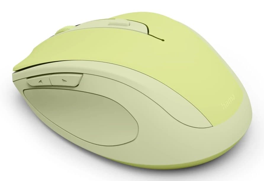 Hama WM-400 Office Mouse, Right-hand, RF Wireless, Optical, 1600 DPI - Green - Image 3