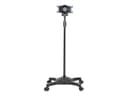 StarTech.com Mobile Tablet Stand w/ Lockable Wheels, Height Adjustable Cart, Universal Rolling Floor Stand for Tablets from 7-11in, Portable Tablet Stand w/ Detachable Tablet Holder, TAA - Ergonomic Tablet Stand cart - for tablet thumbnail 1