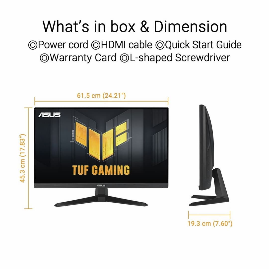 ASUS TUF VG279QE5A 27Inch 146Hz FHD Gaming Monitor - Image 8