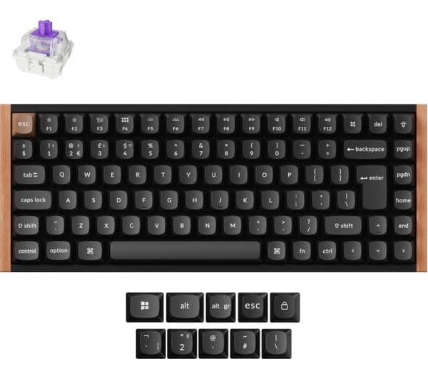 Keychron K2 HE Wireless Mechanical Keyboard Black - Image 1