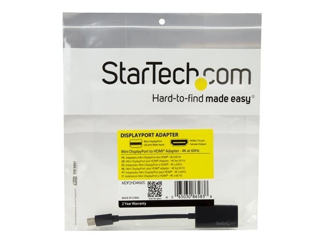 StarTech Mini DisplayPort to HDMI 4K Adapter - Image 6