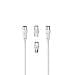 Hama Coaxial TV Antenna Cable with 2 Adapters, Male/Female, 75 Ohm, Double Shielded, 10-Year Guarantee, White - 5 m - Image 3
