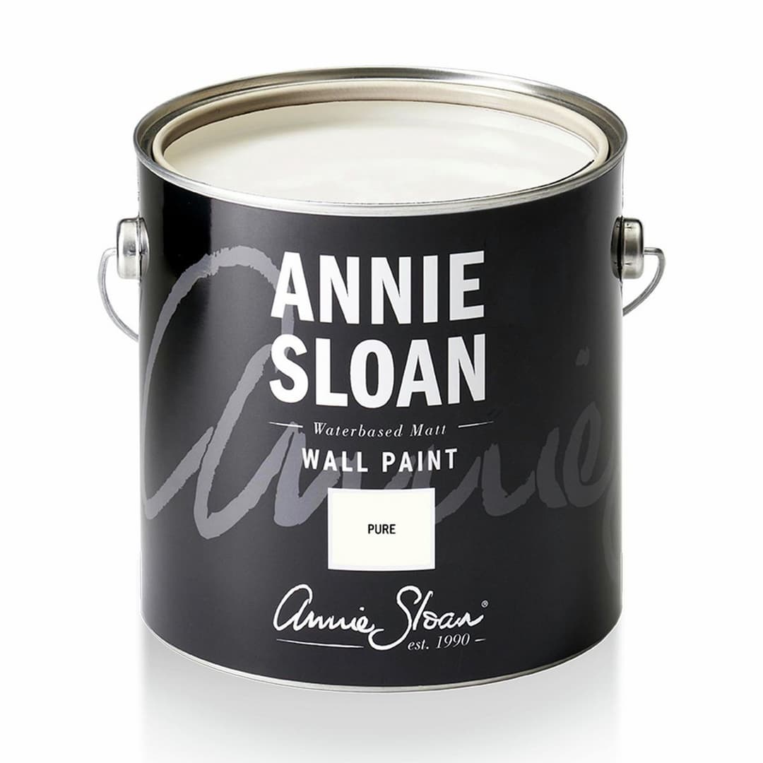 Annie Sloan Waterbased Matt Wall Paint 2.5L - Pure White - Image 1