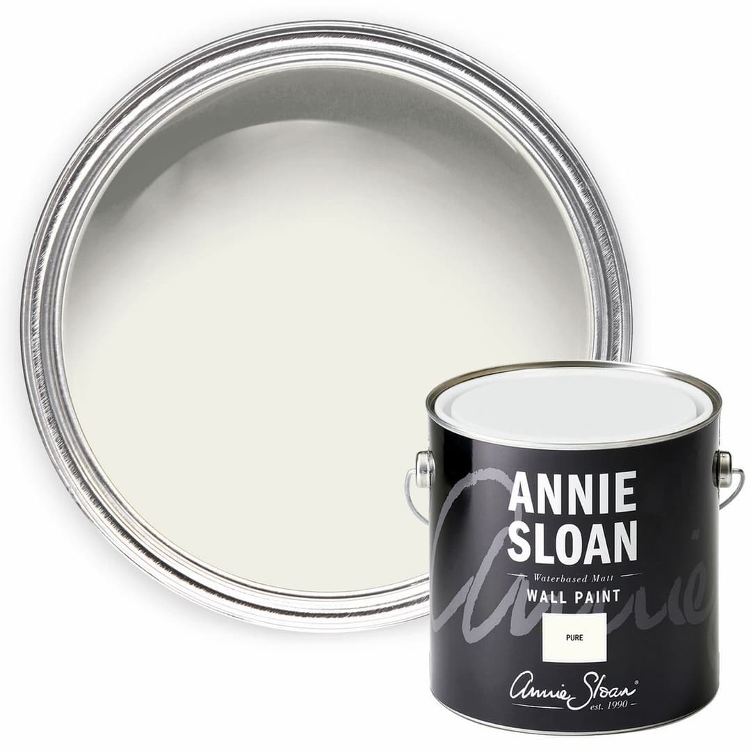 Annie Sloan Waterbased Matt Wall Paint 2.5L - Pure White - Image 2