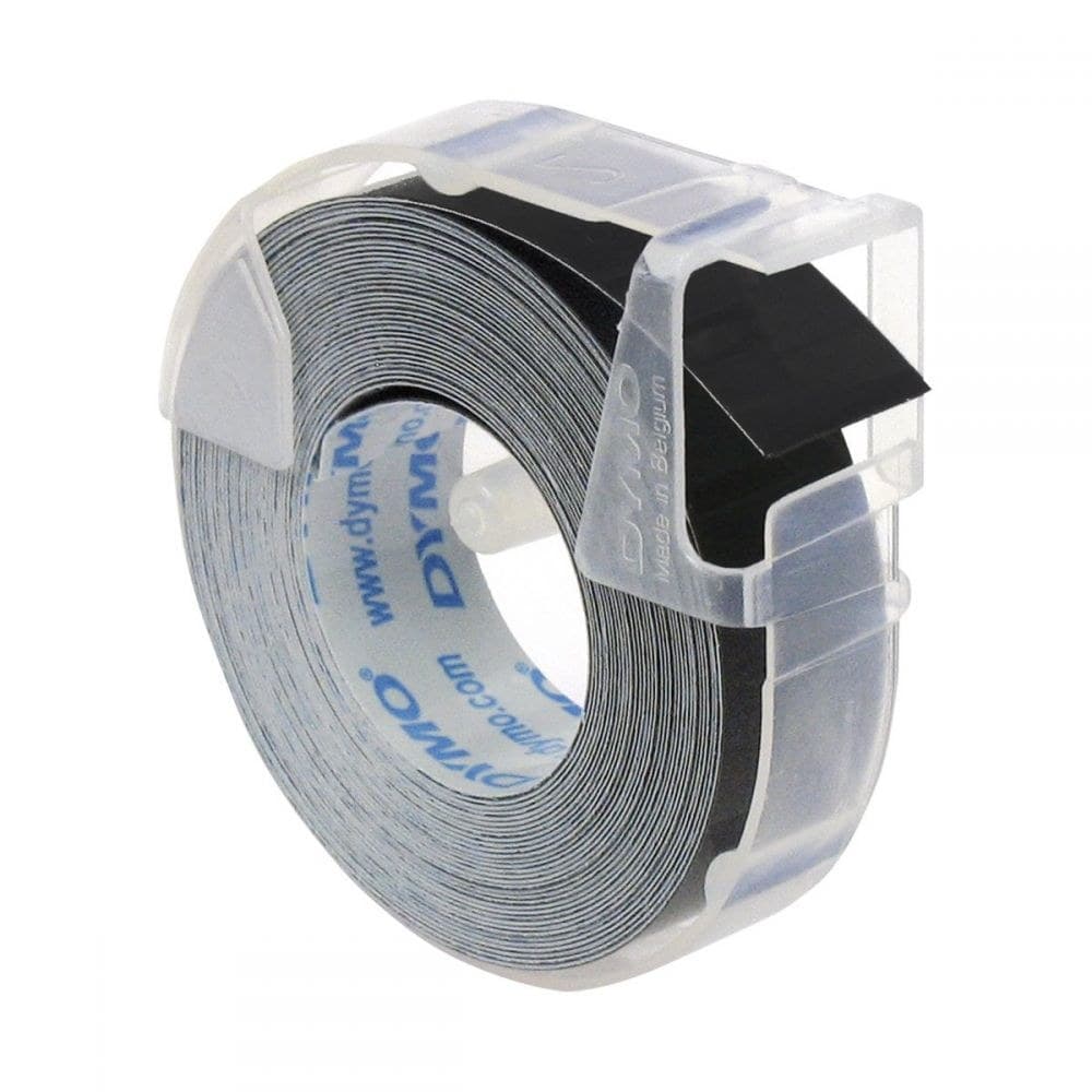 Dymo 520109 White on Black Embossing Tape - Image 1