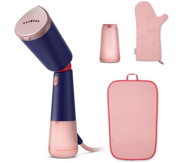 PHILIPS 5000 Series STH5030/20 Handheld Clothes Steamer - Marine Blue - Image 1