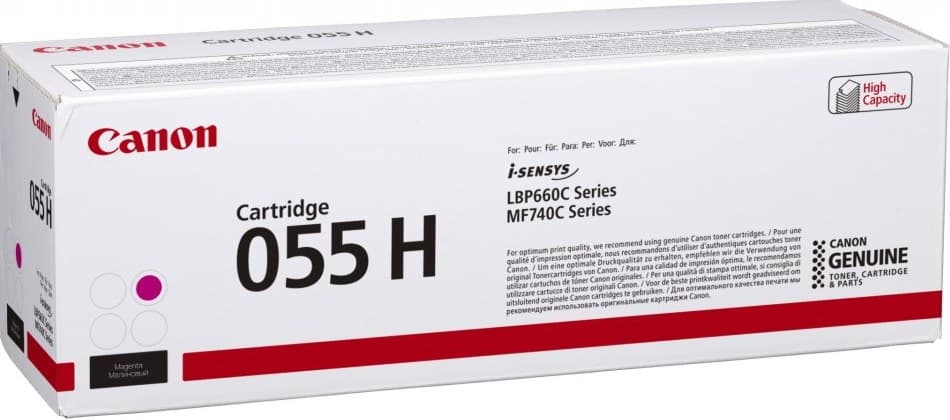 Canon 055H toner cartridge 1 pc(s) Original Magenta - Image 1