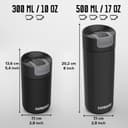 Kambukka Olympus 300ml / 10oz Stainless Steel Travel Mug - Matte Black thumbnail 5