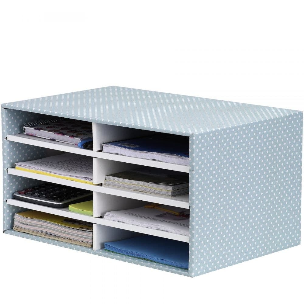 Bankers Box Style FSC Desktop Sorter 8 Compartment Green/White Pack of 1